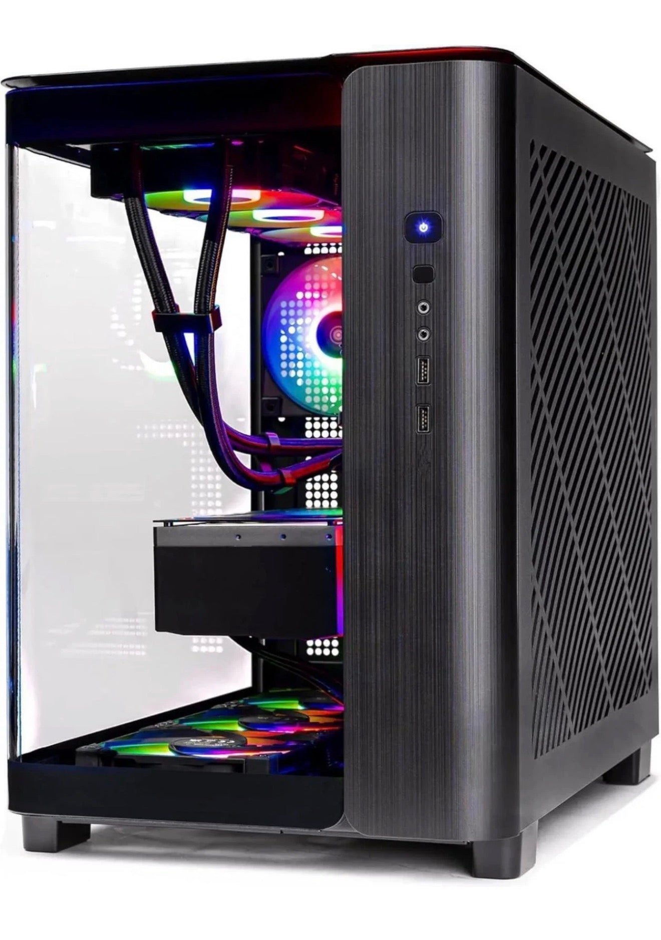 Skytech King95 ARGB Gaming Desktop i7 PC 32GB RAM 1TB SSD GTX 1080 Win11 Wifi