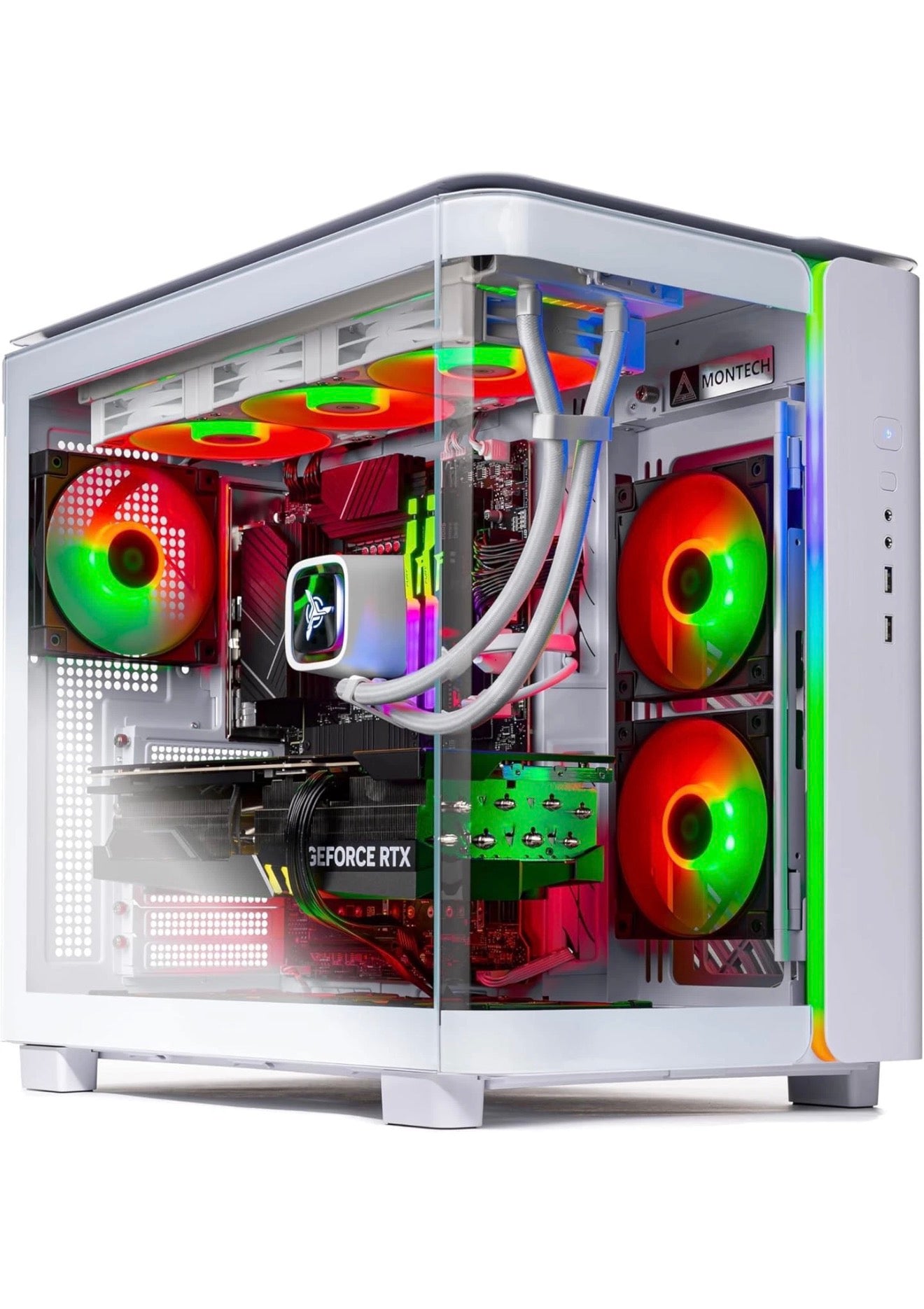 Skytech King95 ARGB Gaming Desktop i7 PC 32GB RAM 1TB SSD GTX 1080 Win11 Wifi