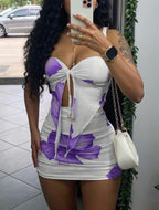 2pcs Women Summer Holiday Cami Top And Mini Skirt Set Kissy Missy Petite Women Hot Pink