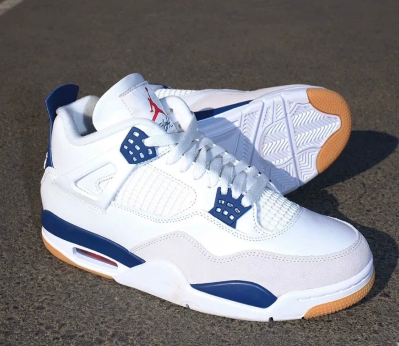 Jordan 4 Retro SB "Navy Blue" Men's Mid Top Basketball Shoes Size 7-12
