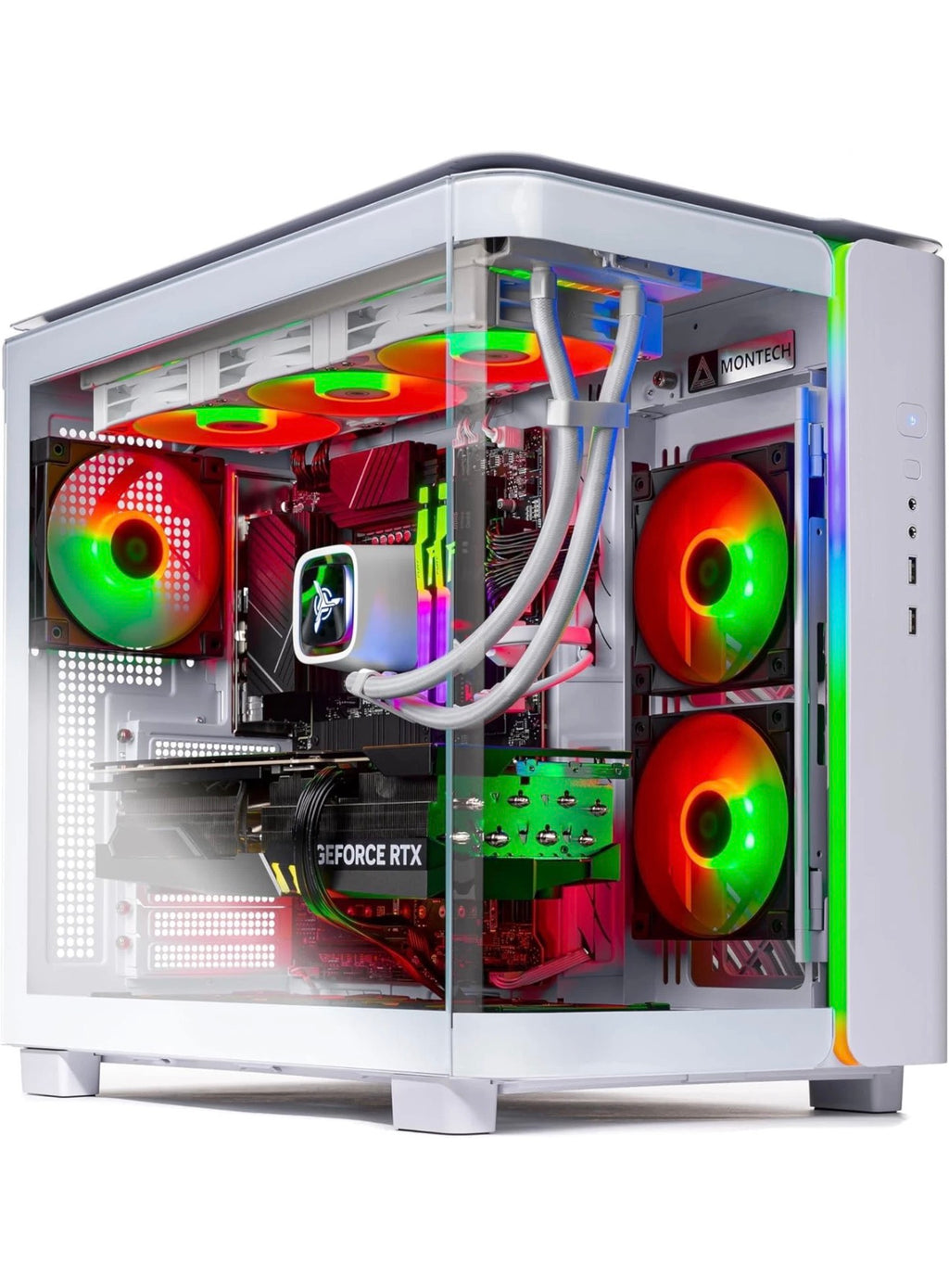 Skytech King95 ARGB Gaming Desktop i7 PC 32GB RAM 1TB SSD GTX 1080 Win11 Wifi