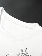 Men's Women's Unisex Summer Casual White Black Born Sin Slogan Quote
