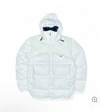 Vintage Puffer Daunenjacke Wei