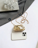 Fashionable Versatile Solid Color New Chain Shoulder Bag, Casual Minimalist Asymmetrical Small Handbag, Women Evening Clutch, Wedding,Bride
