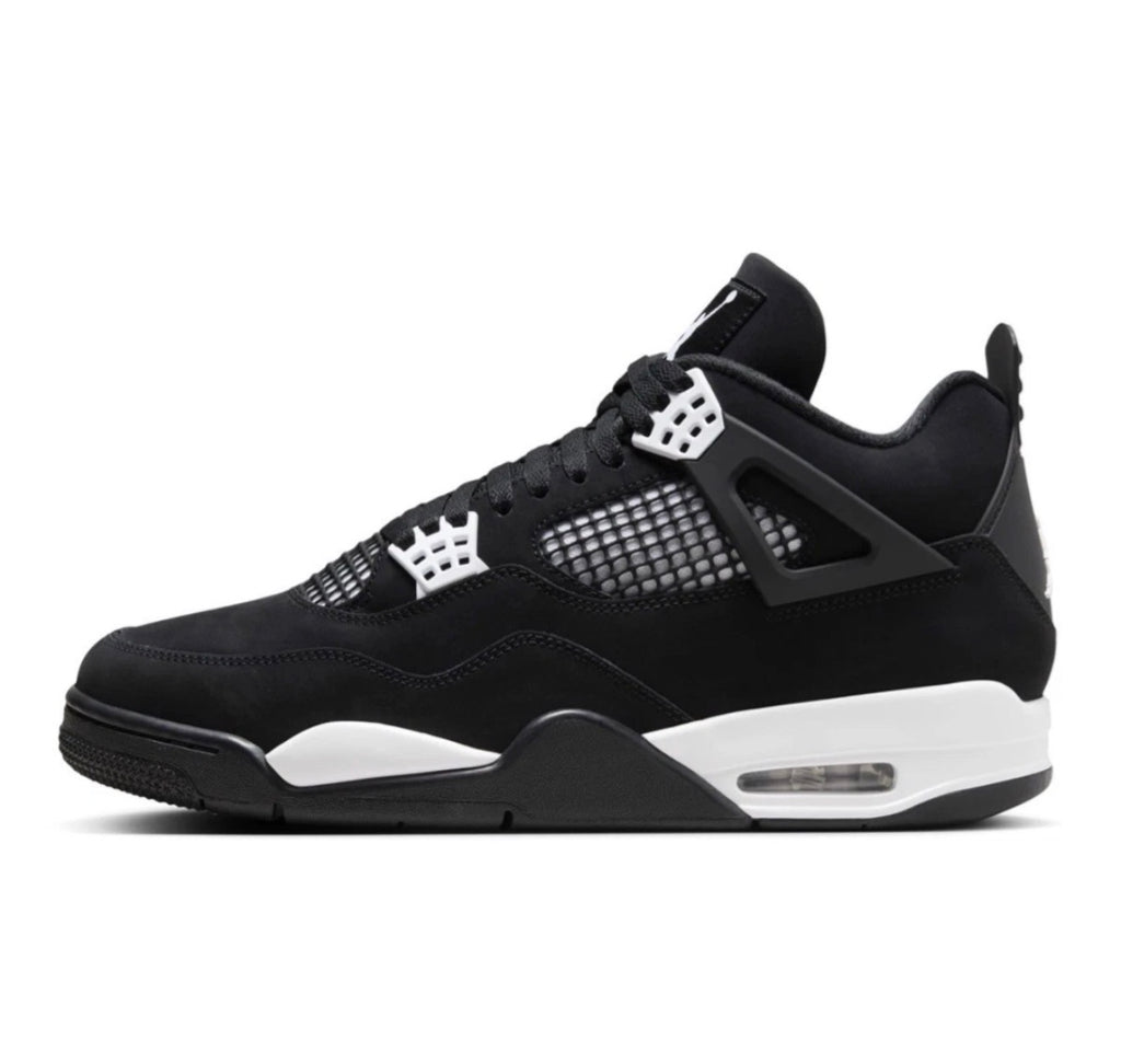 Jordan 4 Retro "White Thunder" Men's Mid Top Basketball Shoes Size 7-12