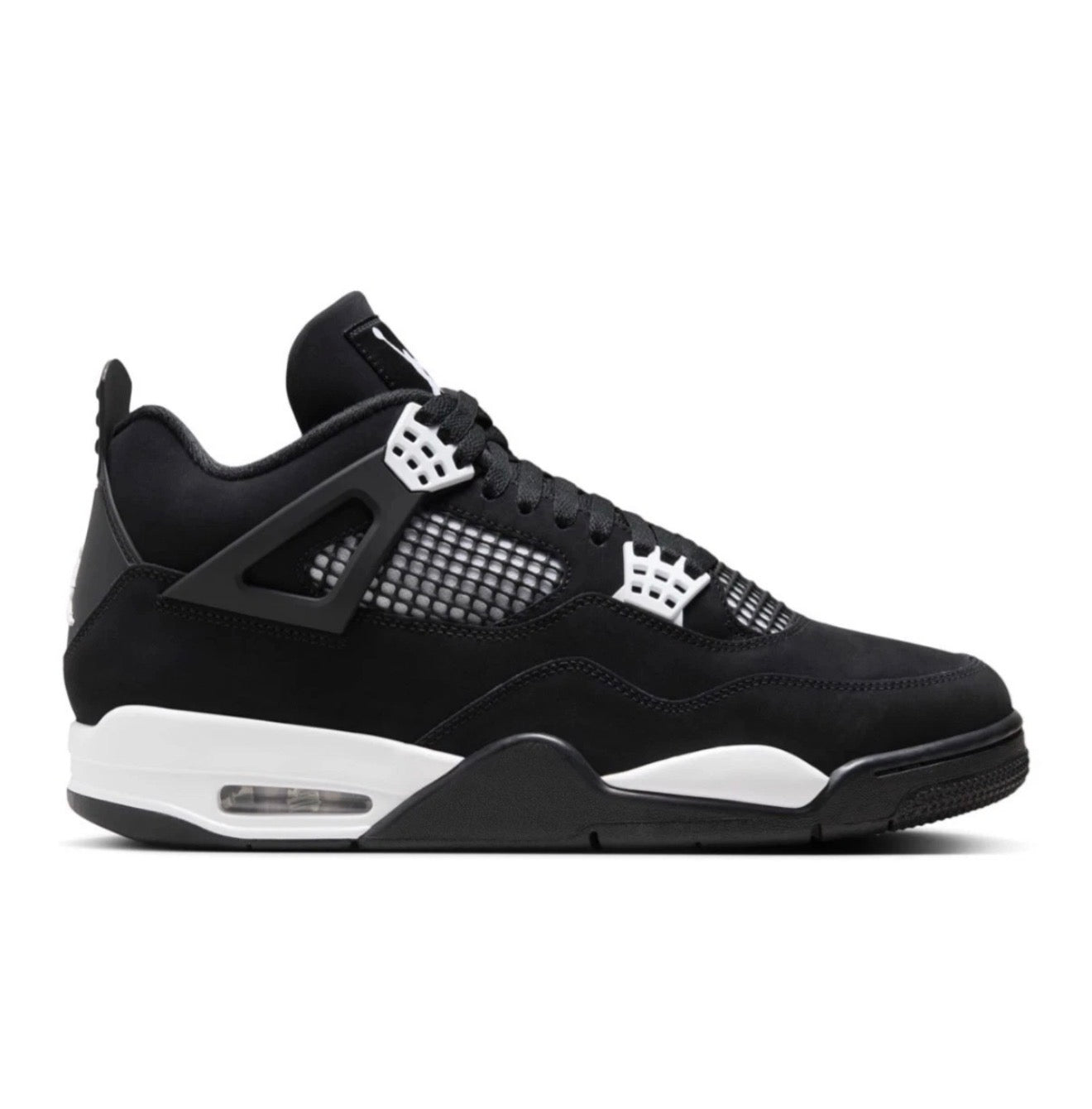 Jordan 4 Retro "White Thunder" Men's Mid Top Basketball Shoes Size 7-12