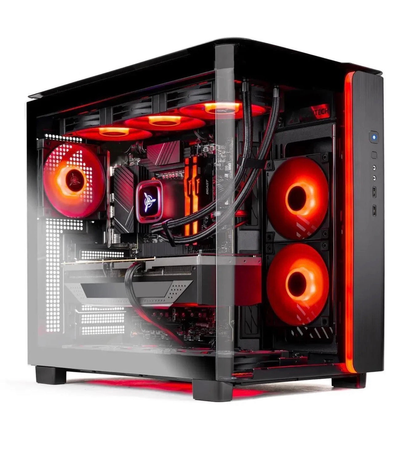 Skytech King95 ARGB Gaming Desktop i7 PC 32GB RAM 1TB SSD GTX 1080 Win11 Wifi
