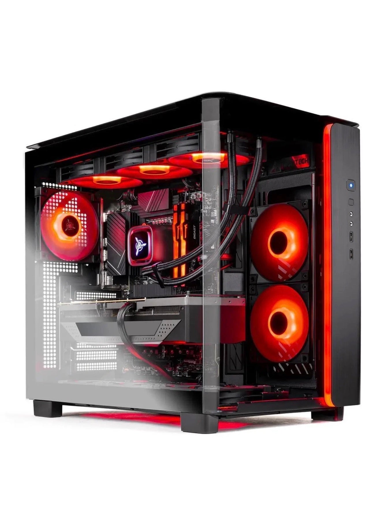 Skytech King95 ARGB Gaming Desktop i7 PC 32GB RAM 1TB SSD GTX 1080 Win11 Wifi