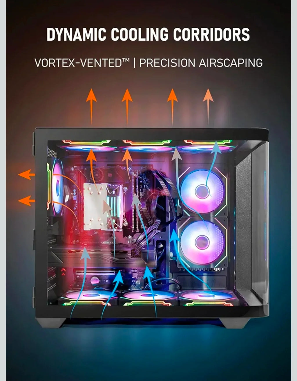i7-11700F,GTX 1080 Ti 11GB ARGB Gaming Desktop, 32G RAM,1T SSD,WiFi6,BT5.4