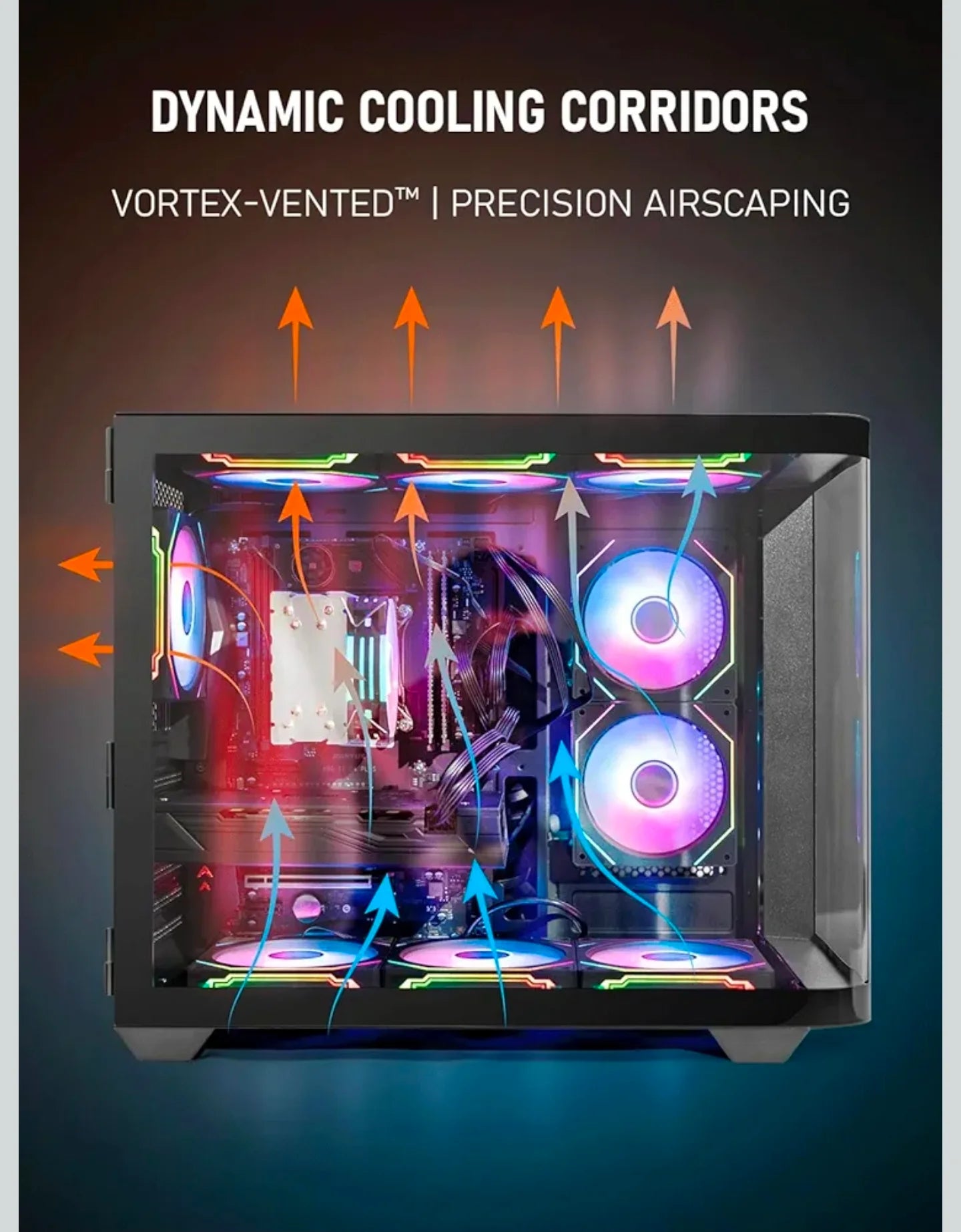 i7-11700F,GTX 1080 Ti 11GB ARGB Gaming Desktop, 32G RAM,1T SSD,WiFi6,BT5.4