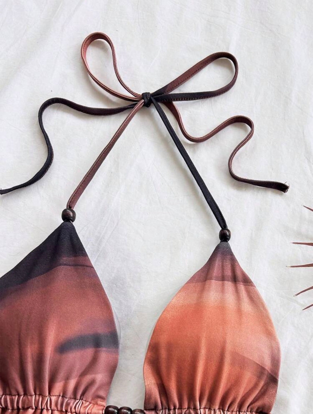 Women's Retro Tie-Dye Abstract Print Deep V Sexy Fashion Summer Outfit For Party