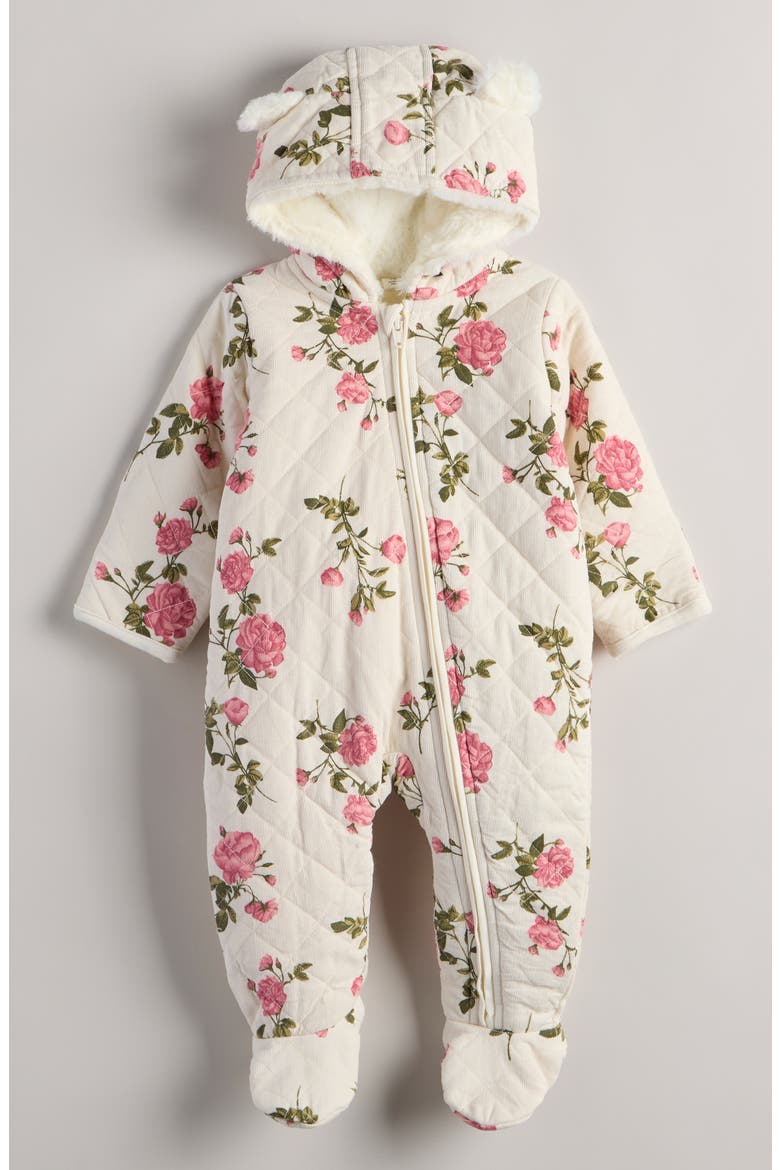 Hooded Quilted Fleece Lined Bunting