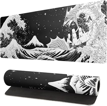 Gaming Mouse Pad - Abstract Mat with Non-Slip Rubber Base
