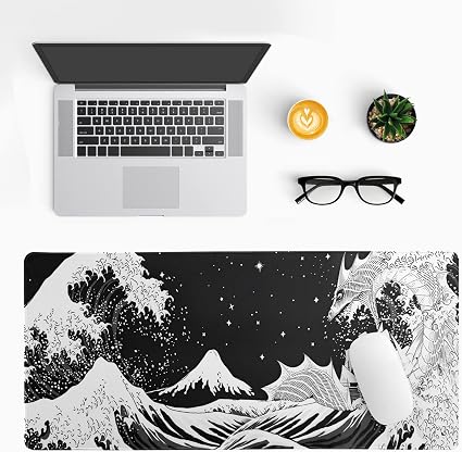 Gaming Mouse Pad - Abstract Mat with Non-Slip Rubber Base
