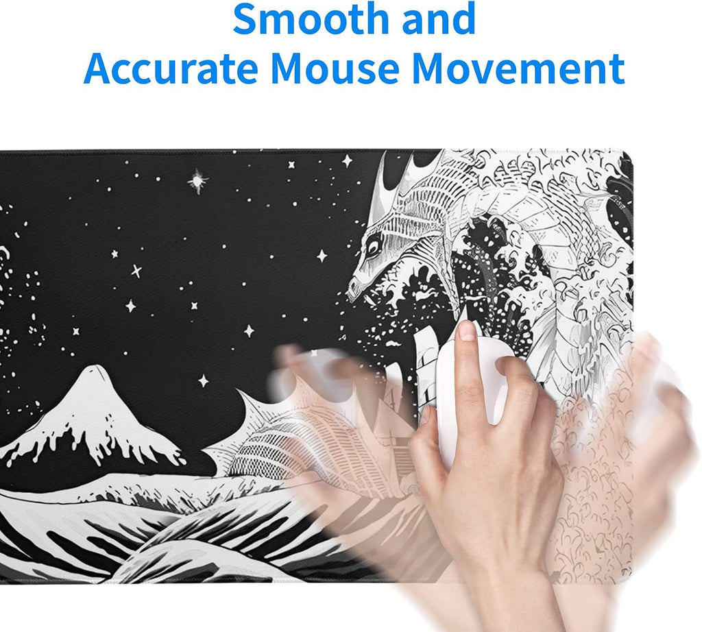 Gaming Mouse Pad - Abstract Mat with Non-Slip Rubber Base