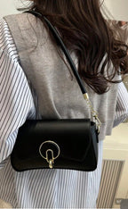 Fashionable, Casual And Minimalist Chain Underarm Bag With Flap Shoulder Bag, Suitable For Shopping, Wallet, Young Women, College Students, New Professionals And White-Collar Workers. They Are Perfect For Office, University, Work, Business, Commute, Outdo