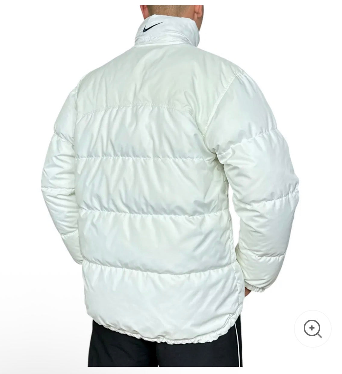 Vintage Puffer Daunenjacke Wei