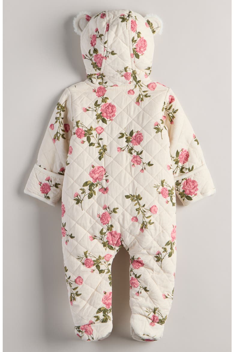 Hooded Quilted Fleece Lined Bunting