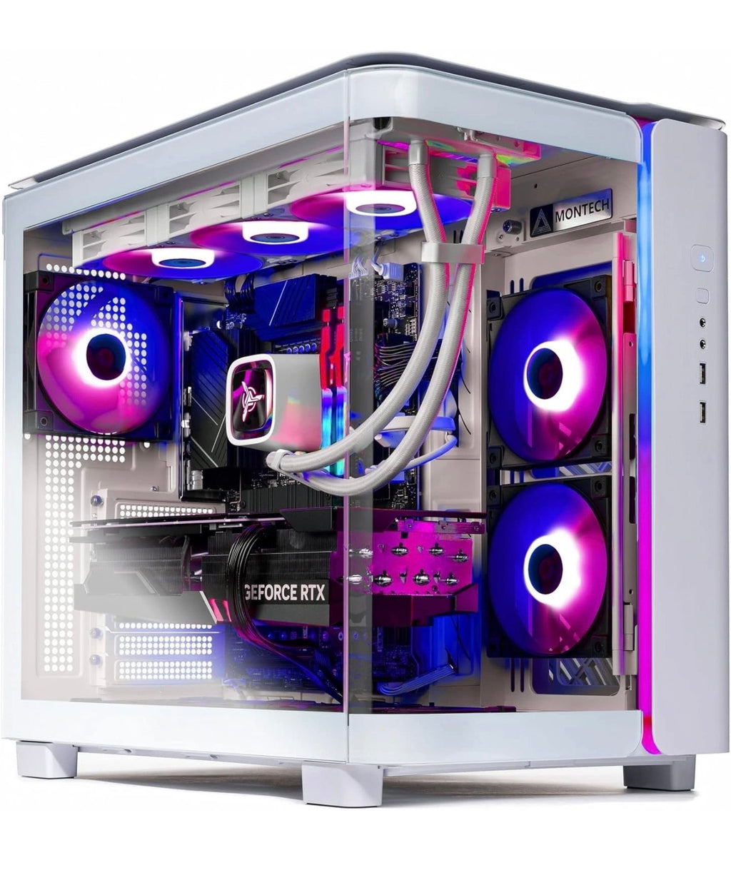 Skytech King95 ARGB Gaming Desktop i7 PC 32GB RAM 1TB SSD GTX 1080 Win11 Wifi
