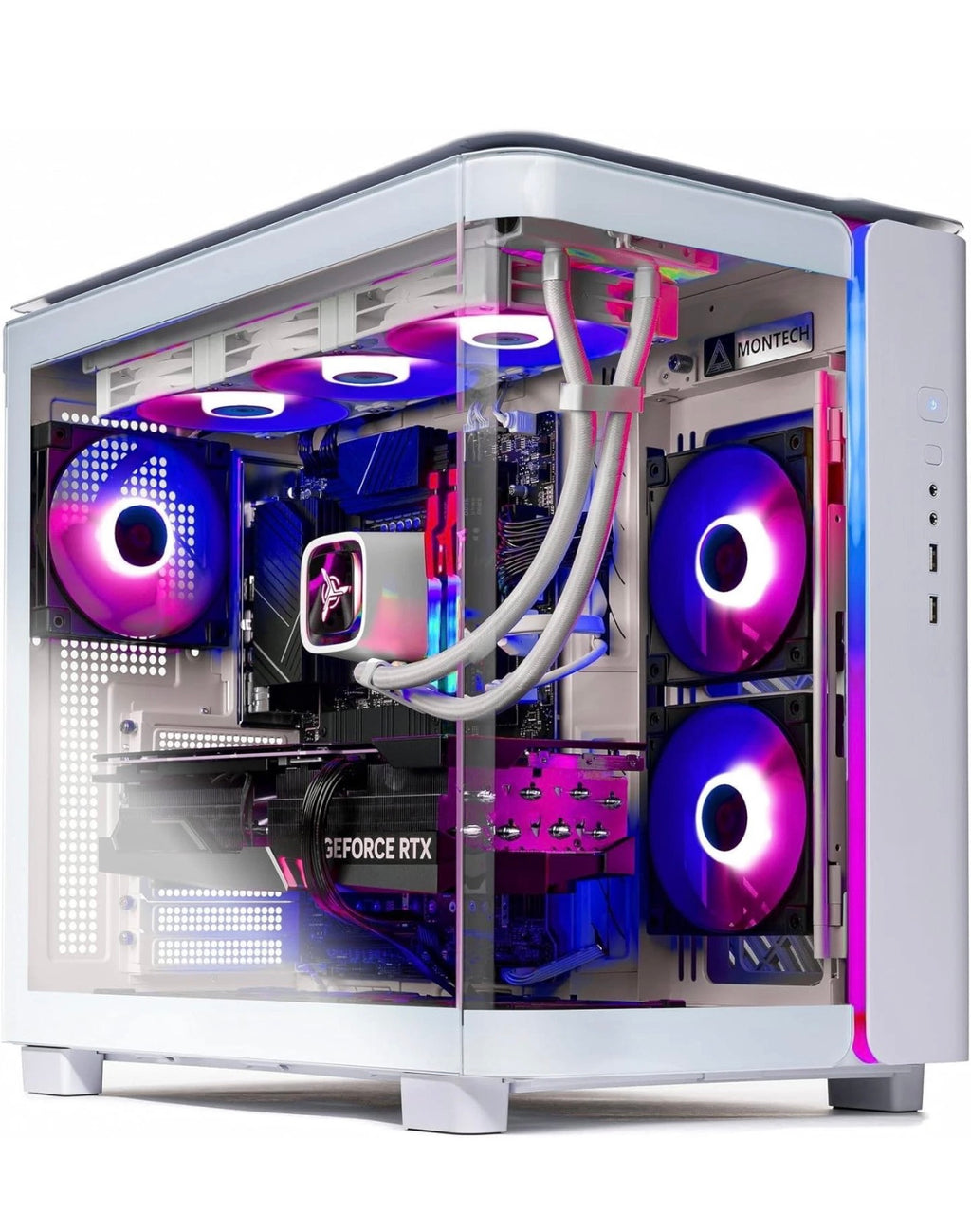 Skytech King95 ARGB Gaming Desktop i7 PC 32GB RAM 1TB SSD GTX 1080 Win11 Wifi