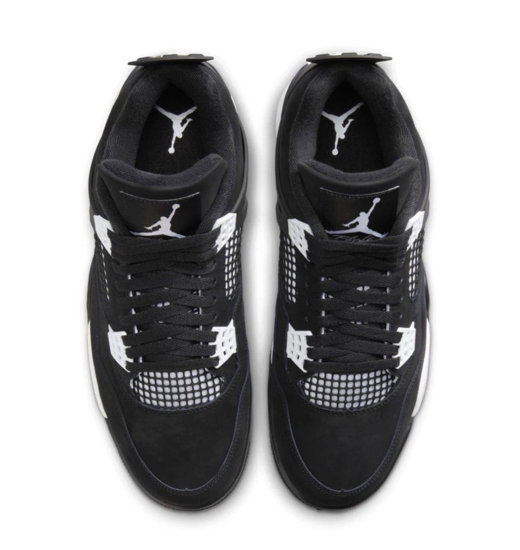 Jordan 4 Retro "White Thunder" Men's Mid Top Basketball Shoes Size 7-12