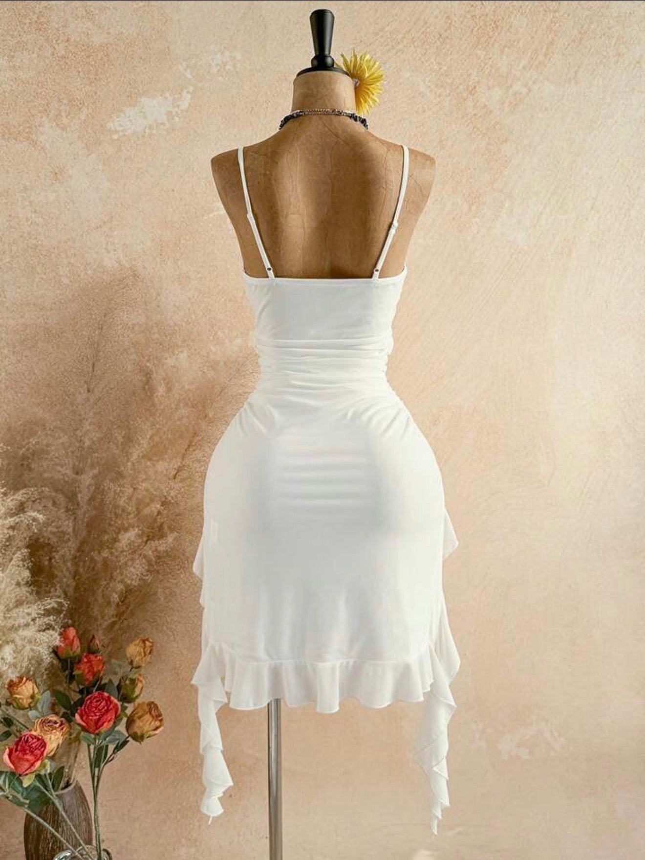 Women's Vacation Solid Color Twist Design Asymmetric