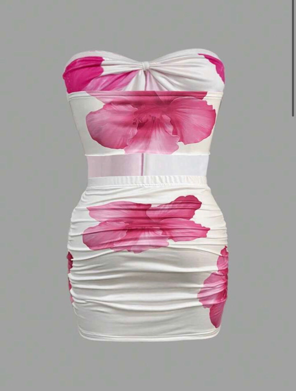 2pcs Women Summer Holiday Cami Top And Mini Skirt Set Kissy Missy Petite Women Hot Pink