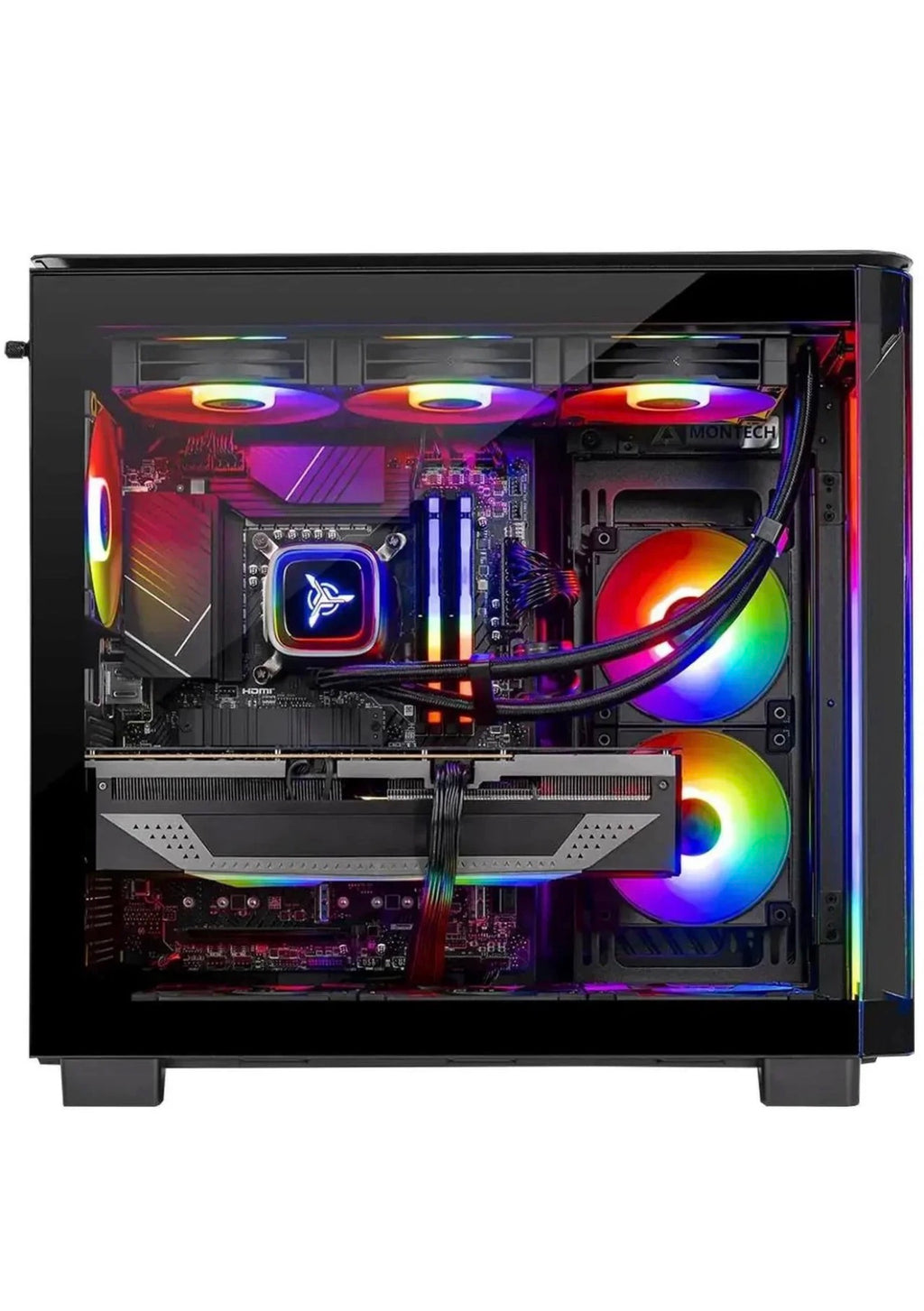 Skytech King95 ARGB Gaming Desktop i7 PC 32GB RAM 1TB SSD GTX 1080 Win11 Wifi