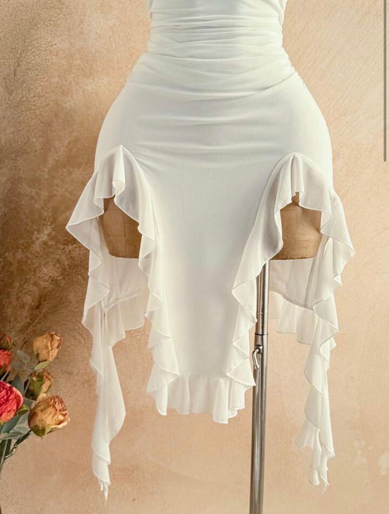 Women's Vacation Solid Color Twist Design Asymmetric