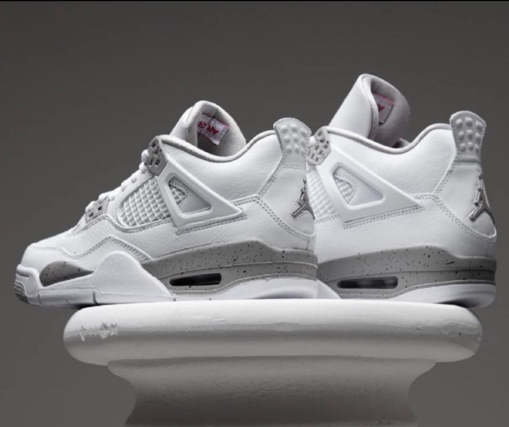 Jordan 4 Retro "White Oreo" Men's Basketball Shoes Mid Top Us Size7-12