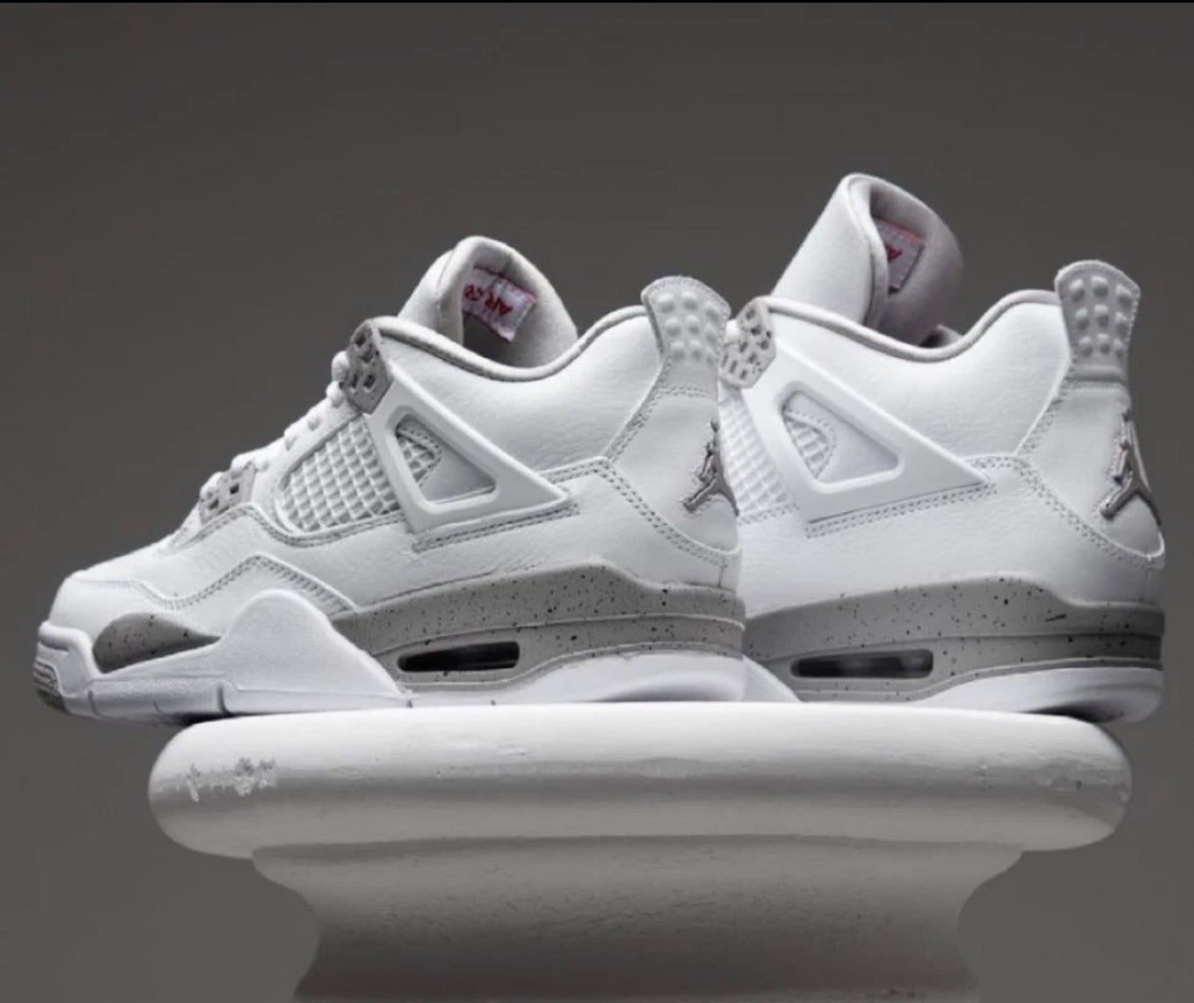 Jordan 4 Retro "White Oreo" Men's Basketball Shoes Mid Top Us Size7-12