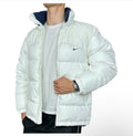 Vintage Puffer Daunenjacke Wei