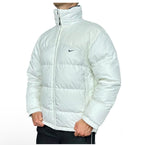 Vintage Puffer Daunenjacke Wei