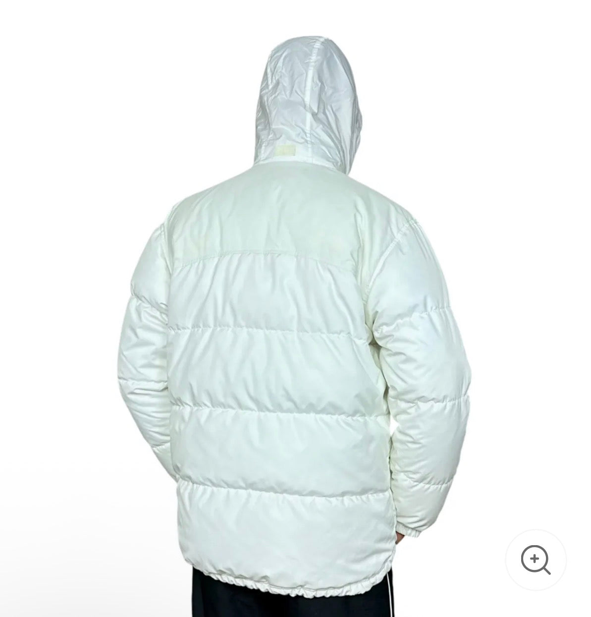 Vintage Puffer Daunenjacke Wei