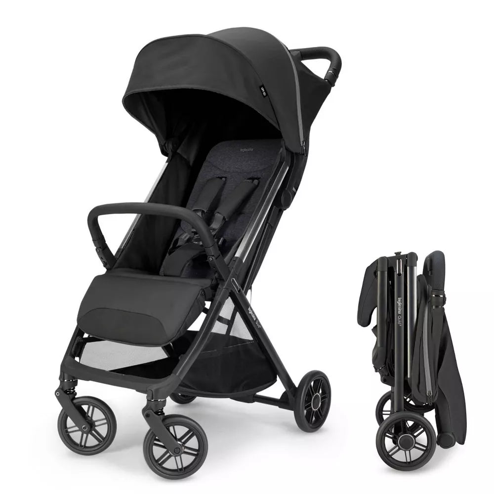 Inglesina Quid³ Travel, Lightweight & Compact Stroller - Planet Green: 5-Point Harness
