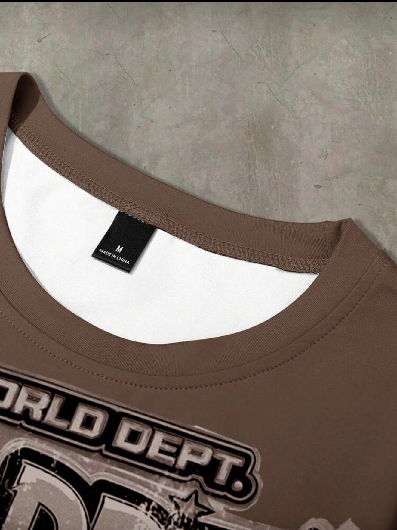 DAWINE Letter & Graphic Print Round Neck Casual Short Sleeve T-Shirt