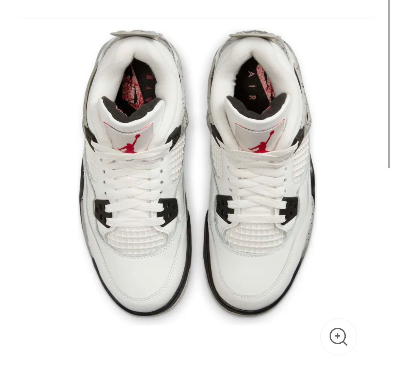 (GS) Air Jordan 4 Retro 'White Cement' 2025 IB4171-100