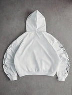 Mens Y2k Hoodie Cream Hoodie