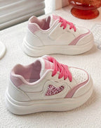 1 Pair Tennis Shoes, Suitable For Boys And Girls