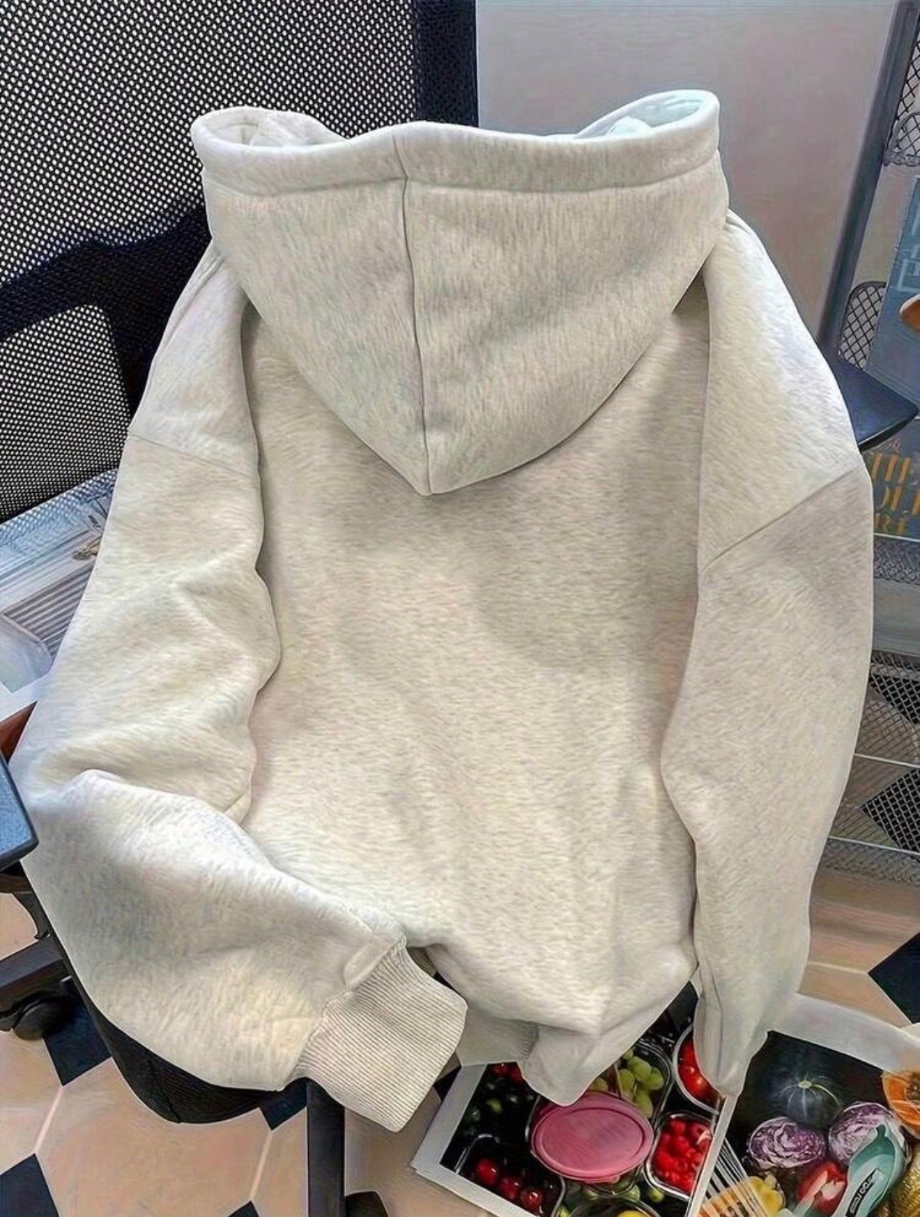 Cute Versatile Bow Pattern Women's Long Sleeve Pocket Casual Sweatshirt