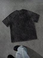 Men's Letter Print Round Neck Casual Loose T-Shirt