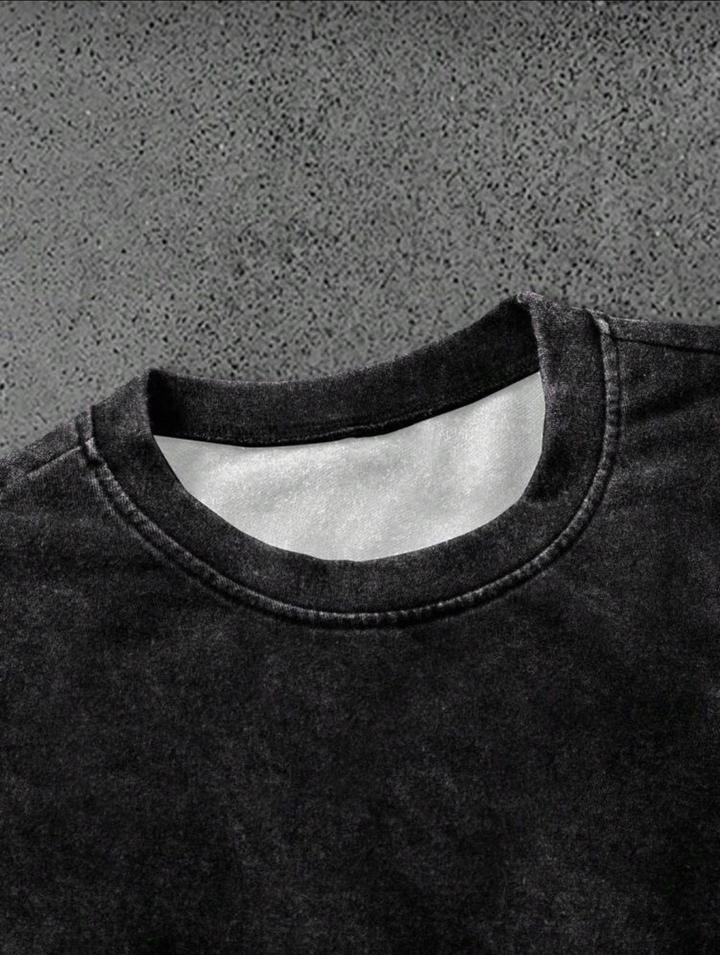 Men's Letter Print Round Neck Casual Loose T-Shirt