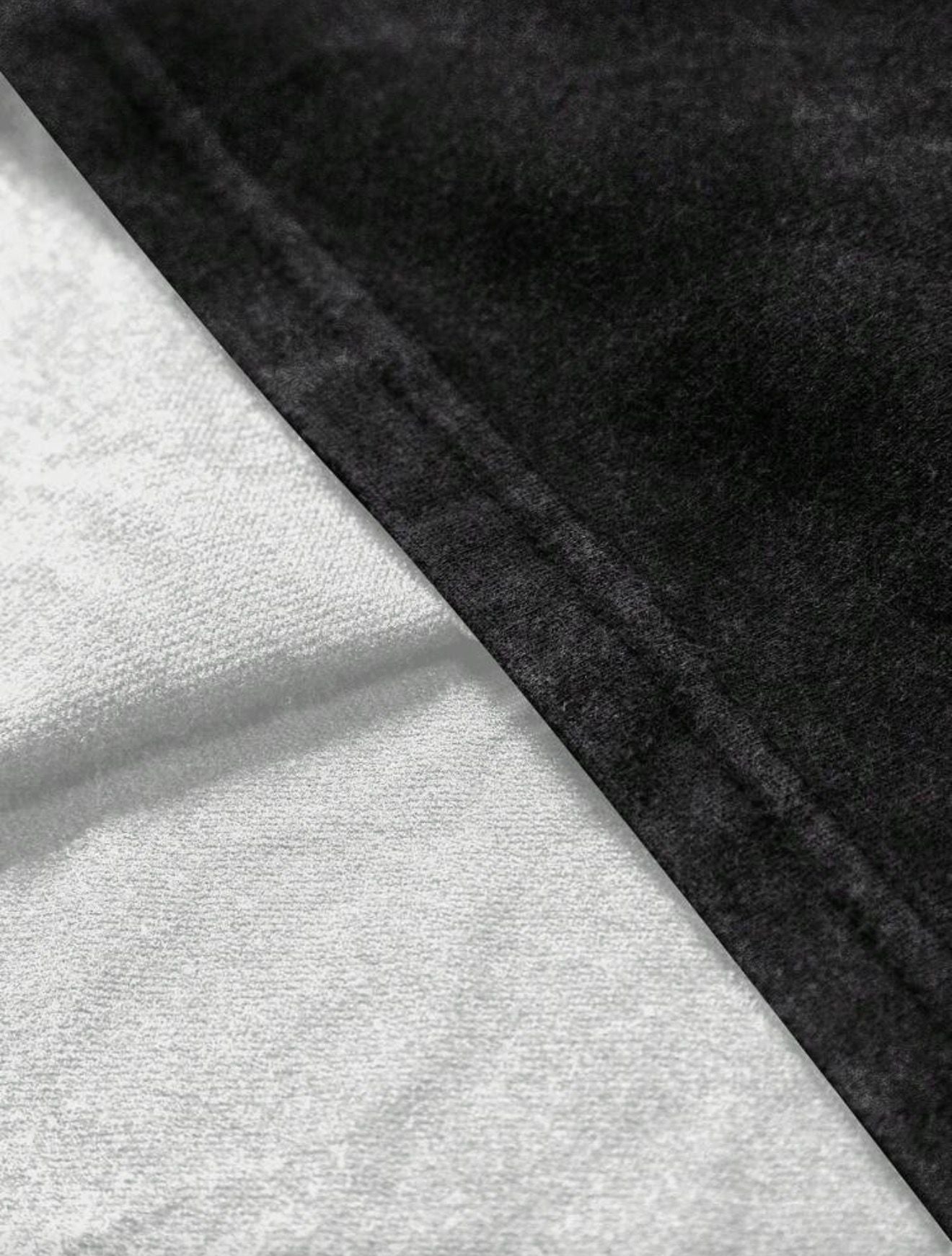 Men's Letter Print Round Neck Casual Loose T-Shirt