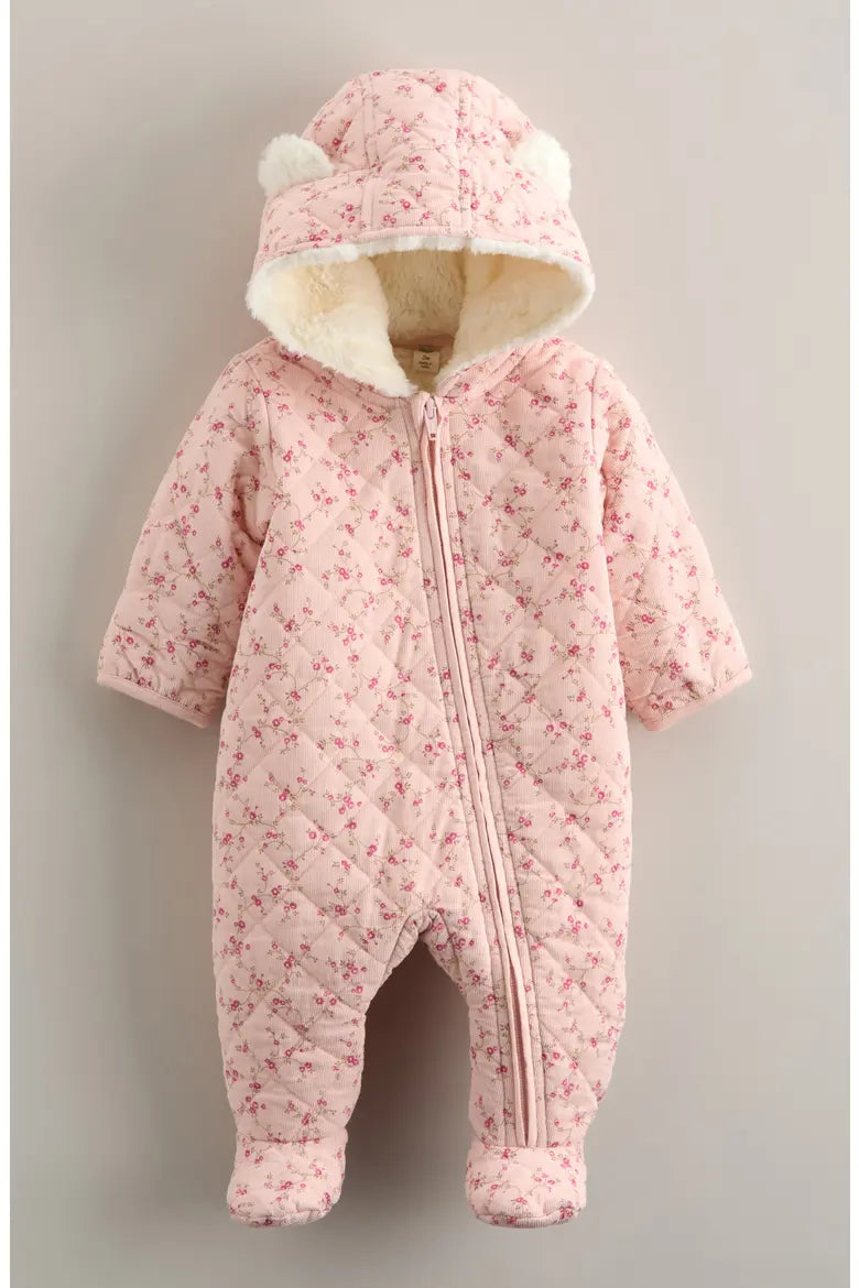 Hooded Quilted Fleece Lined Bunting