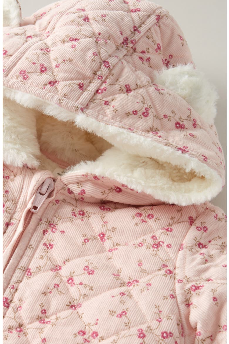 Hooded Quilted Fleece Lined Bunting